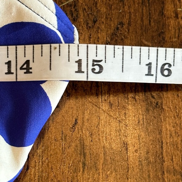 Kate Spade | Zigzag Floral Bow-Strap V-Neck One-Piece Swimsuit - Picture 8 of 9